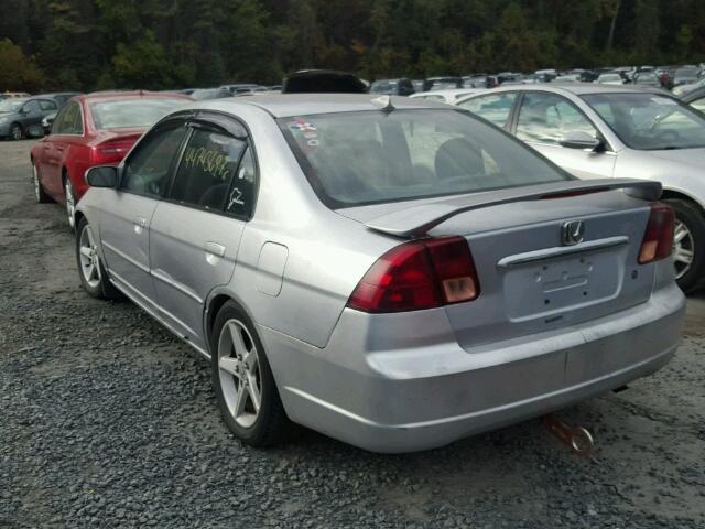 2HGES267X1H603102 - 2001 HONDA CIVIC EX 银色 照片 3