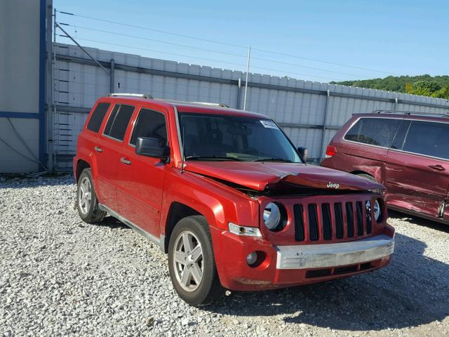 1J8FF48W17D395732 - 2007 JEEP PATRIOT LI RED photo 1