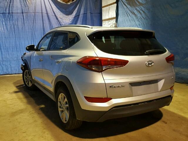 KM8J3CA40JU719527 - 2018 HYUNDAI TUCSON SILVER photo 3