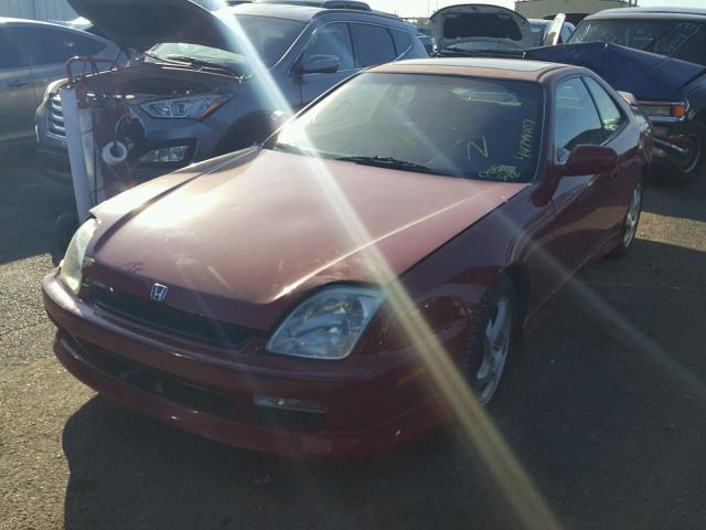 JHMBB6241VC005542 - 1997 HONDA PRELUDE RED photo 2