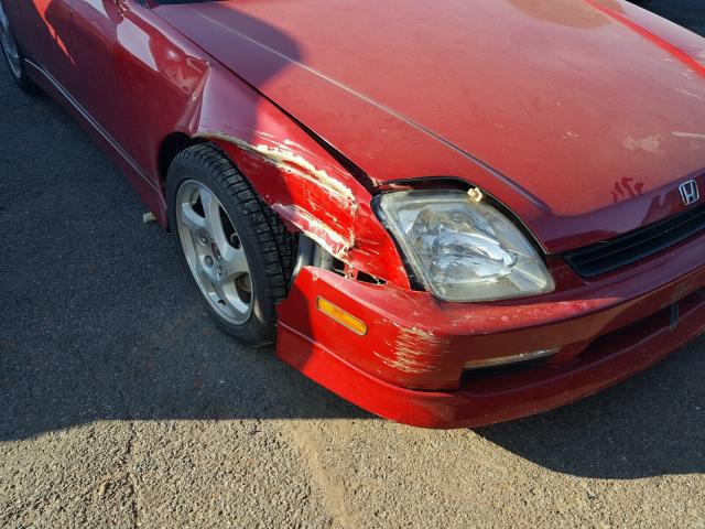 JHMBB6241VC005542 - 1997 HONDA PRELUDE RED photo 9