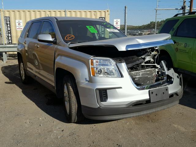 2GKFLSEK6G6259377 - 2016 GMC TERRAIN SL SILVER photo 1