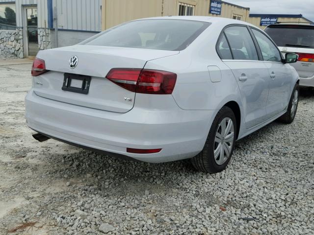 3VW2B7AJ1HM371032 - 2017 VOLKSWAGEN JETTA S SILVER photo 4