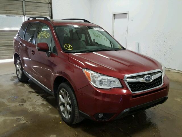 JF2SJAVC5GH494917 - 2016 SUBARU FORESTER 2 MAROON photo 1