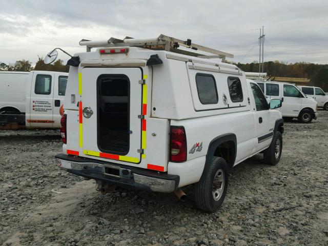 1GCHK24U04E234489 - 2004 CHEVROLET SILVERADO WHITE photo 4