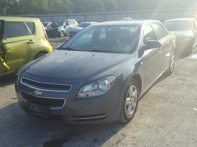 1G1ZG57B984288783 - 2008 CHEVROLET MALIBU LS ნაცრისფერი ფოტო 2
