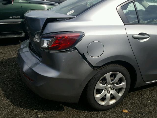 JM1BL1UG5C1517984 - 2012 MAZDA 3 I GRAY photo 9