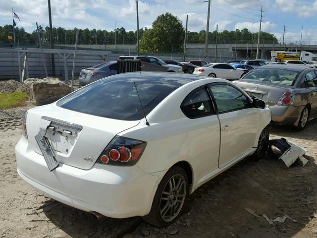 JTKDE167890301134 - 2009 TOYOTA SCION TC WHITE photo 4