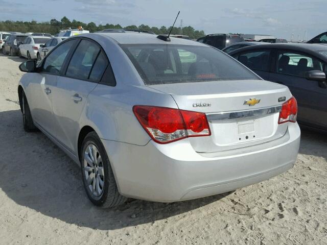 1G1PA5SH6F7205570 - 2015 CHEVROLET CRUZE LS SILVER photo 3