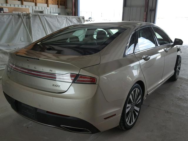 3LN6L5E91HR601771 - 2017 LINCOLN MKZ RESERV TAN photo 4