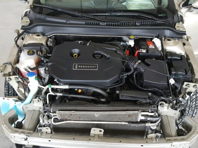 3LN6L5E91HR601771 - 2017 LINCOLN MKZ RESERV TAN photo 7