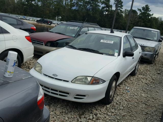 1G1JC524717331569 - 2001 CHEVROLET CAVALIER B WHITE photo 2