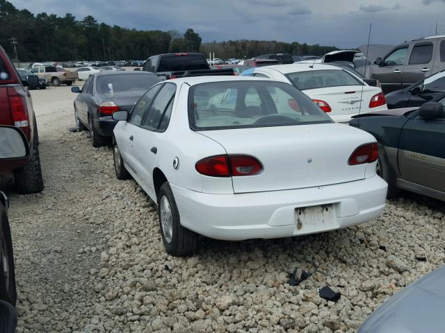 1G1JC524717331569 - 2001 CHEVROLET CAVALIER B WHITE photo 3