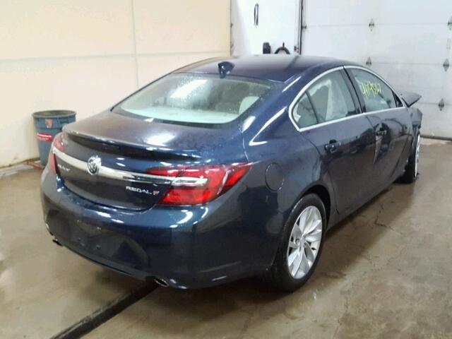 2G4GS5GX8G9132492 - 2016 BUICK REGAL PREM BLUE photo 4