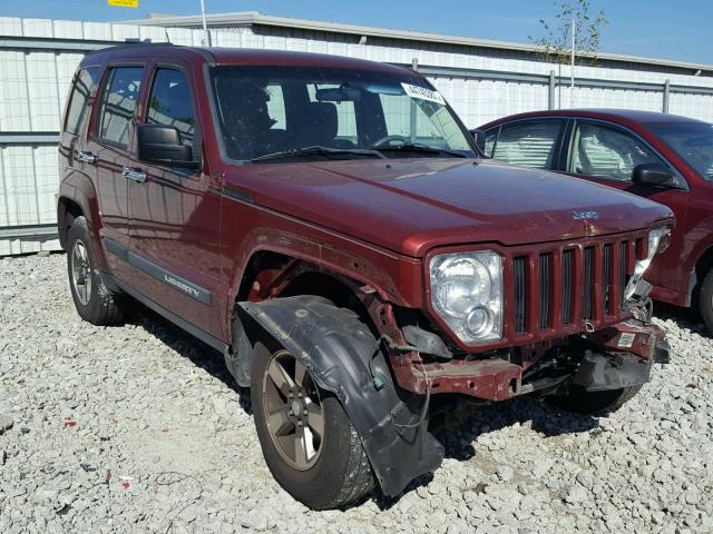 1J8GN28KX9W503250 - 2009 JEEP LIBERTY SP MAROON photo 1