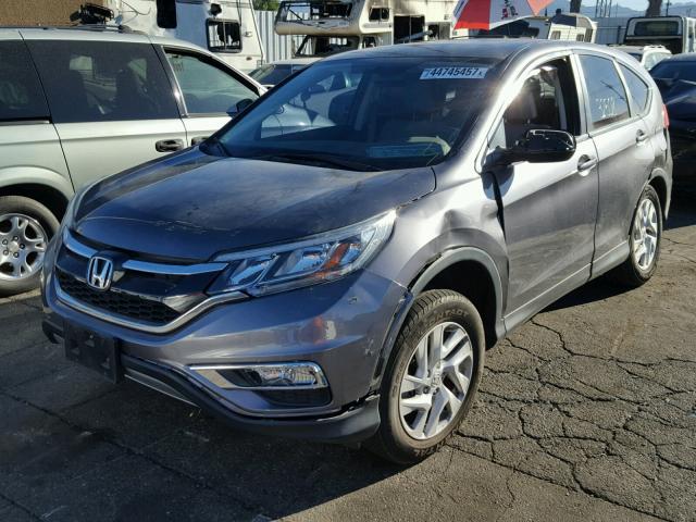 2HKRM3H51FH525951 - 2015 HONDA CR-V EX GRAY photo 2