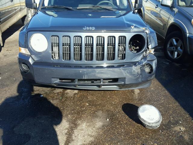 1J8FT28W68D722124 - 2008 JEEP PATRIOT SP BLUE photo 9