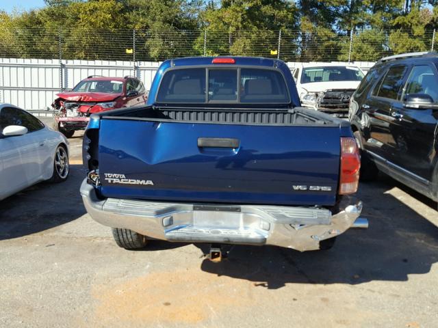 3TMMU52N26M002107 - 2006 TOYOTA TACOMA BLUE photo 9