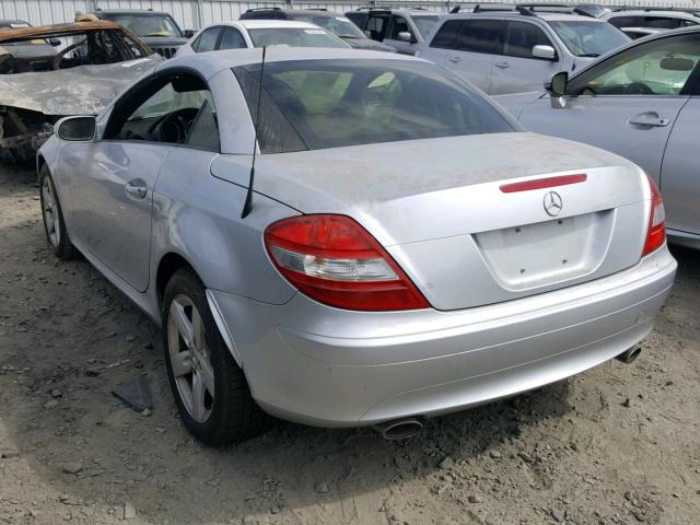 WDBWK54F56F081212 - 2006 MERCEDES-BENZ SLK 280 SILVER photo 3