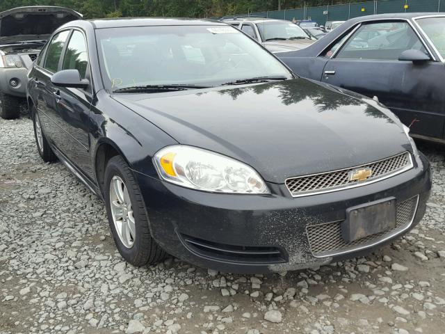 2G1WF5E31C1300687 - 2012 CHEVROLET IMPALA LS BLACK photo 1