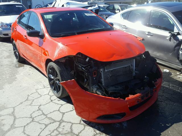 1C3CDFBB6GD704519 - 2016 DODGE DART SXT ORANGE photo 1