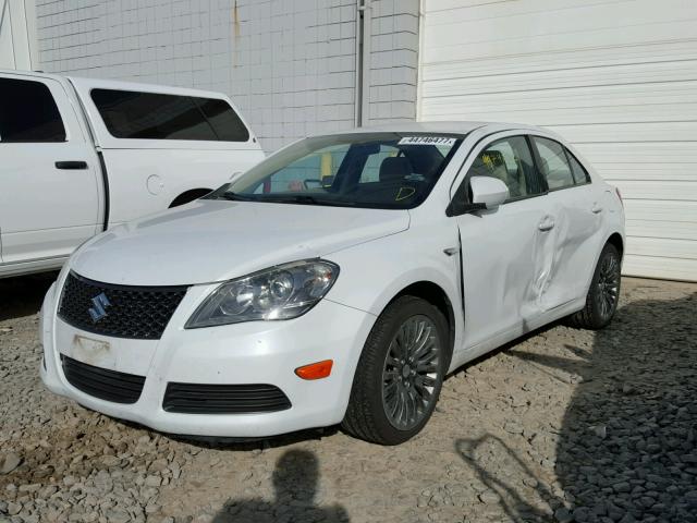 JS2RE9A3XC6100555 - 2012 SUZUKI KIZASHI SE WHITE photo 2