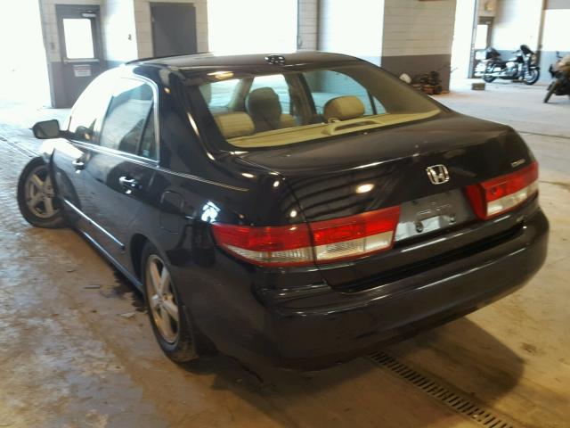 1HGCM56814A001901 - 2004 HONDA ACCORD EX BLACK photo 3