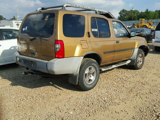 5N1ED28Y7YC593426 - 2000 NISSAN XTERRA XE GOLD photo 4