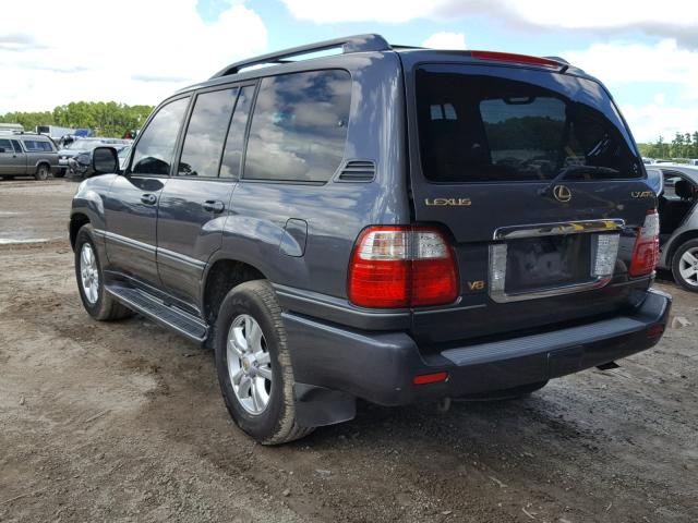 JTJHT00W943535635 - 2004 LEXUS LX 470 GRAY photo 3