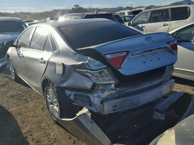 4T1BF1FKXGU603820 - 2016 TOYOTA CAMRY LE SILVER photo 3