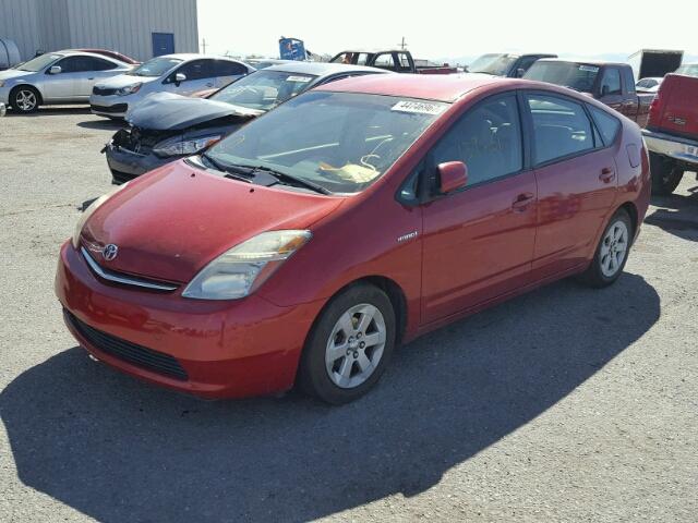 JTDKB20U773231729 - 2007 TOYOTA PRIUS RED photo 2