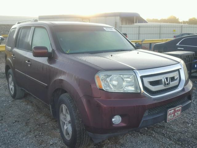 5FNYF38629B014816 - 2009 HONDA PILOT MAROON photo 1