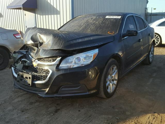 1G11C5SLXFF263708 - 2015 CHEVROLET MALIBU 1LT 黑色 照片 2