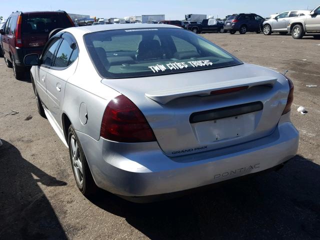 2G2WP522851344290 - 2005 PONTIAC GRAND PRIX SILVER photo 3