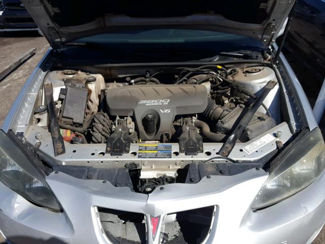 2G2WP522851344290 - 2005 PONTIAC GRAND PRIX SILVER photo 7