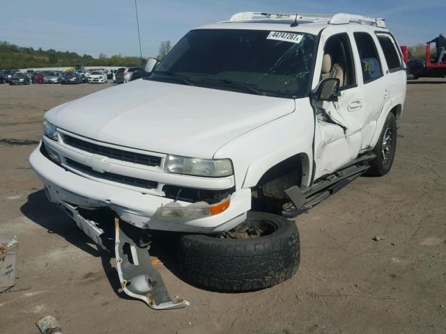 1GNEK13Z04R183750 - 2004 CHEVROLET TAHOE K150 WHITE photo 2