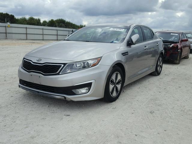 KNAGM4AD3C5027662 - 2012 KIA OPTIMA HYB TAN photo 2