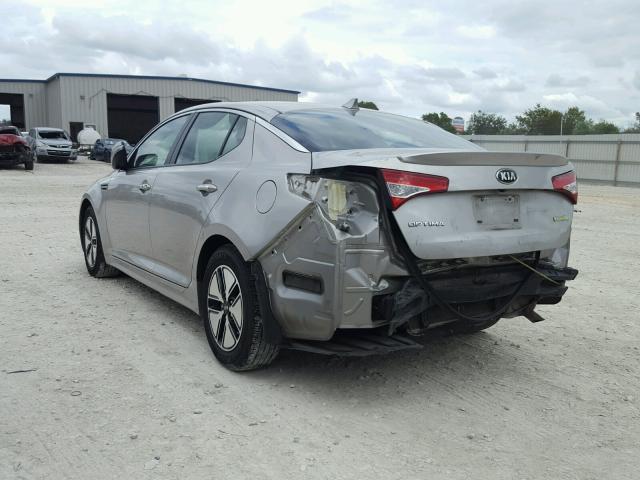 KNAGM4AD3C5027662 - 2012 KIA OPTIMA HYB TAN photo 3