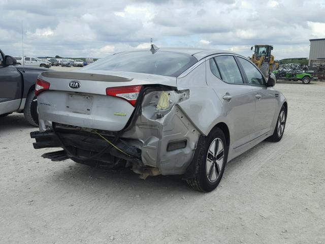 KNAGM4AD3C5027662 - 2012 KIA OPTIMA HYB TAN photo 4