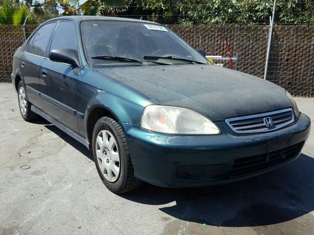 2HGEJ6617XH570106 - 1999 HONDA CIVIC BASE GREEN photo 1