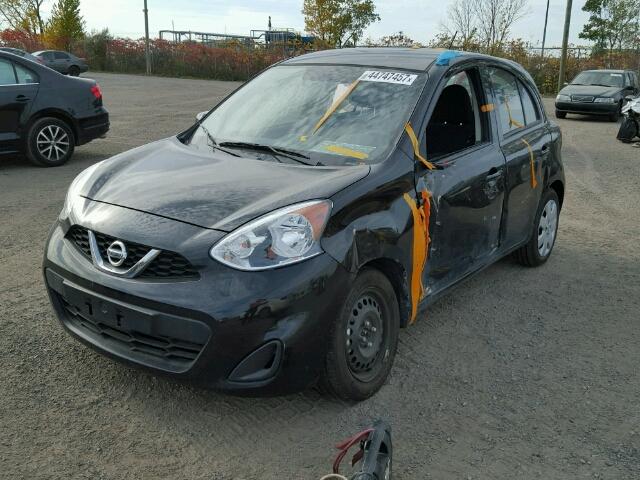 3N1CK3CP7HL241377 - 2017 NISSAN MICRA BLACK photo 2