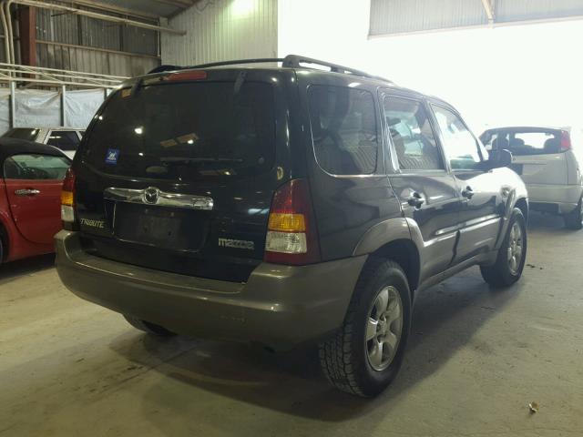 4F2YZ04184KM04704 - 2004 MAZDA TRIBUTE LX BLACK photo 4