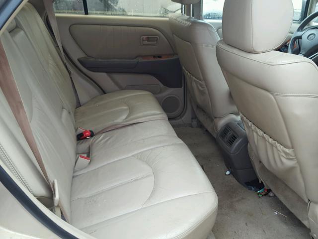 JT6HF10U8Y0107357 - 2000 LEXUS RX 300 TAN photo 6