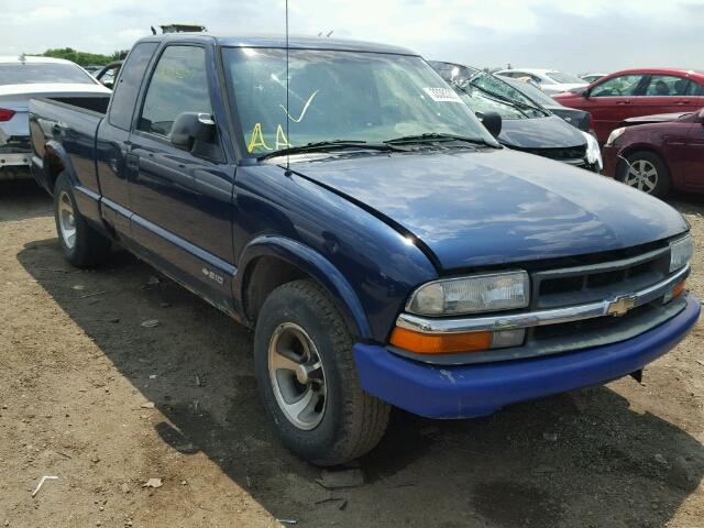 1GCCS19W718190046 - 2001 CHEVROLET S TRUCK S1 BLUE photo 1