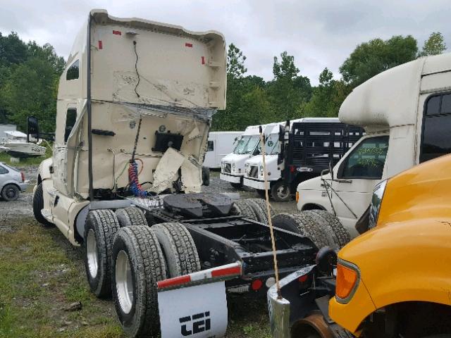 1XKYDP9X1FJ421622 - 2015 KENWORTH CONSTRUCTI BEIGE photo 3