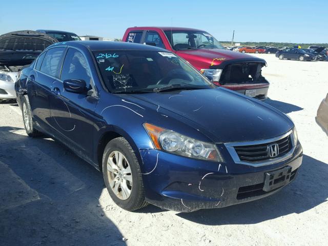 1HGCP26418A033983 - 2008 HONDA ACCORD LXP BLUE photo 1