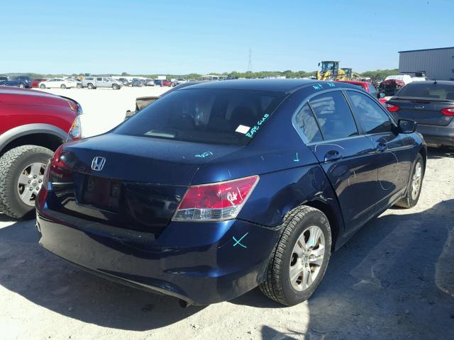 1HGCP26418A033983 - 2008 HONDA ACCORD LXP BLUE photo 4