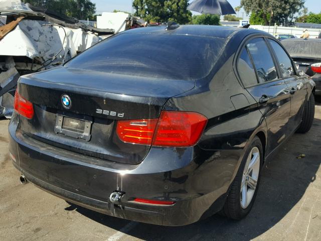 WBA3D3C56FK158525 - 2015 BMW 328 D BLACK photo 4