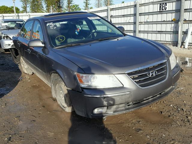 5NPEU46C49H491725 - 2009 HYUNDAI SONATA SE GRAY photo 1