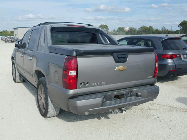 3GNEC12057G272038 - 2007 CHEVROLET AVALANCHE CHARCOAL photo 3